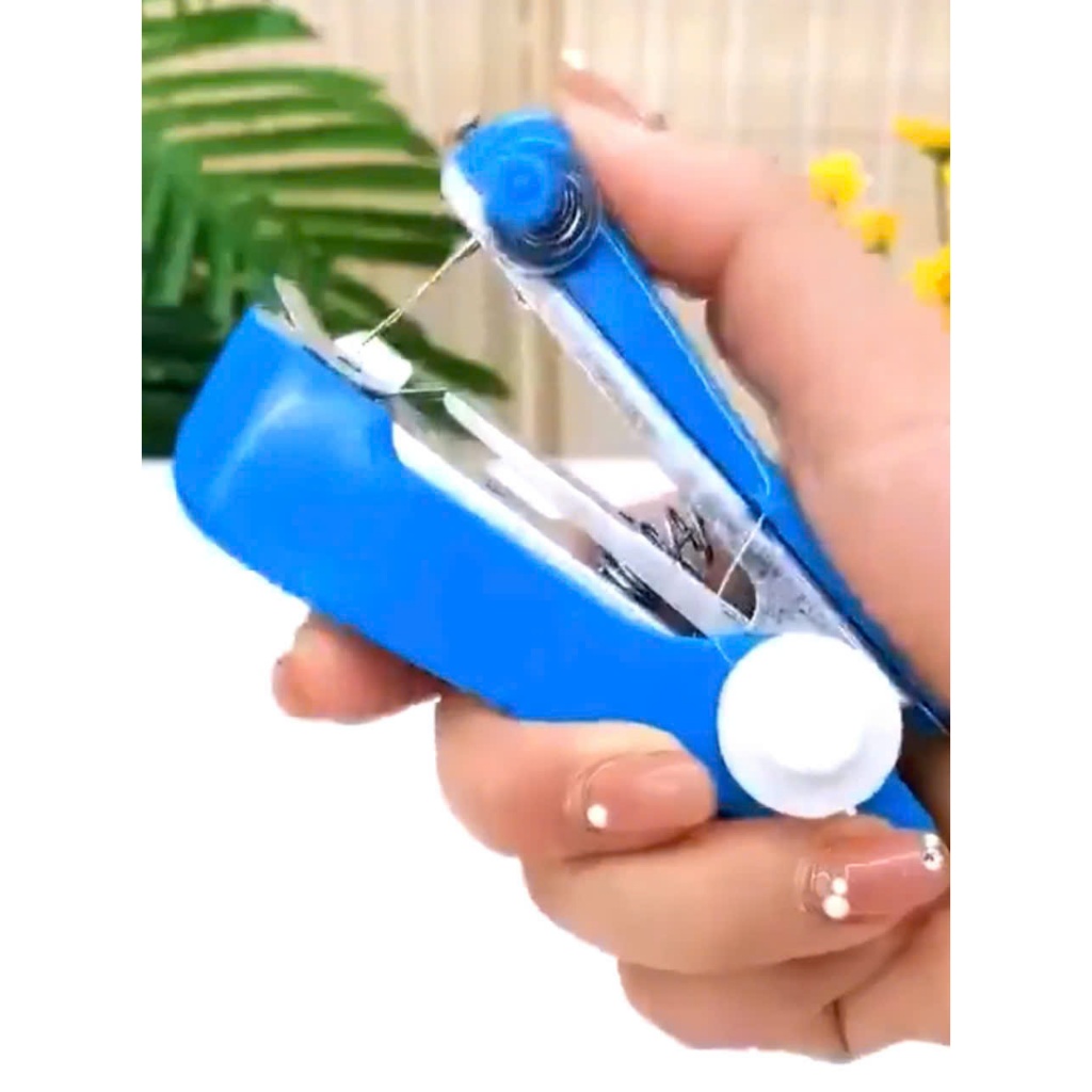 Máy Khâu Cầm Tay Mini Nhỏ Gọn, Tiện Lợi, Dễ Sử Dụng, Bằng Nhựa Và Thép Cao Cấp Cho Đường May Đẹp, Chuẩn Chỉnh