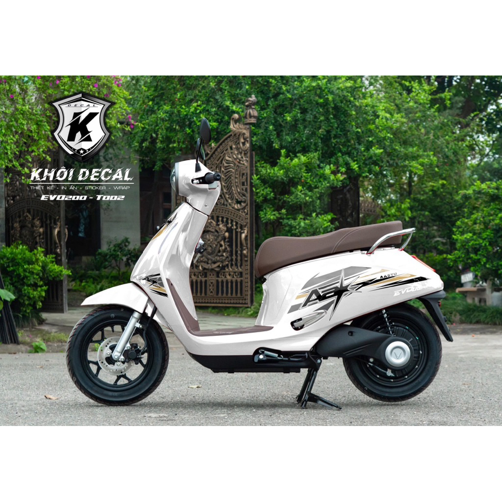 Tem xe điện EVO decal cao cấp