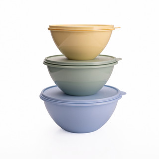 [RT] Bộ 3 Hộp Đựng Thực Phẩm Tupperware Trữ Khô Và Mát Original Bowl 2.5L 1.7L 1.1L