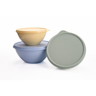 [RT] Bộ 3 Hộp Đựng Thực Phẩm Tupperware Trữ Khô Và Mát Original Bowl 2.5L 1.7L 1.1L