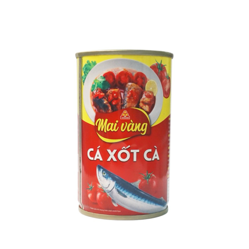 Vissan Combo 6 hộp Cá Xốt Cà Mai vàng 150g Chính Hãng, Date Mới