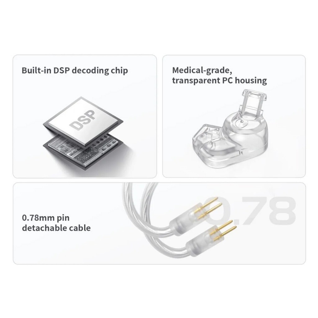 🎧 TANCHJIM Bunny –Tai Nghe In-Ear Dynamic IEM + DSP Type-C/3.5mm: PET-Ti, Double-Chamber, 5-Band EQ | BigBuy360 - bigbuy360.vn