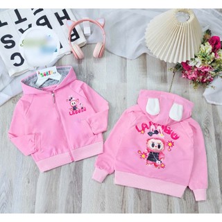 [Xả hàng sz bé từ 25-38kg] Áo Khoác Thun Cotton Bé Gái | Áo Khoác Cotton Mềm Mịn, Mát | Hình In Cute Dễ Thương