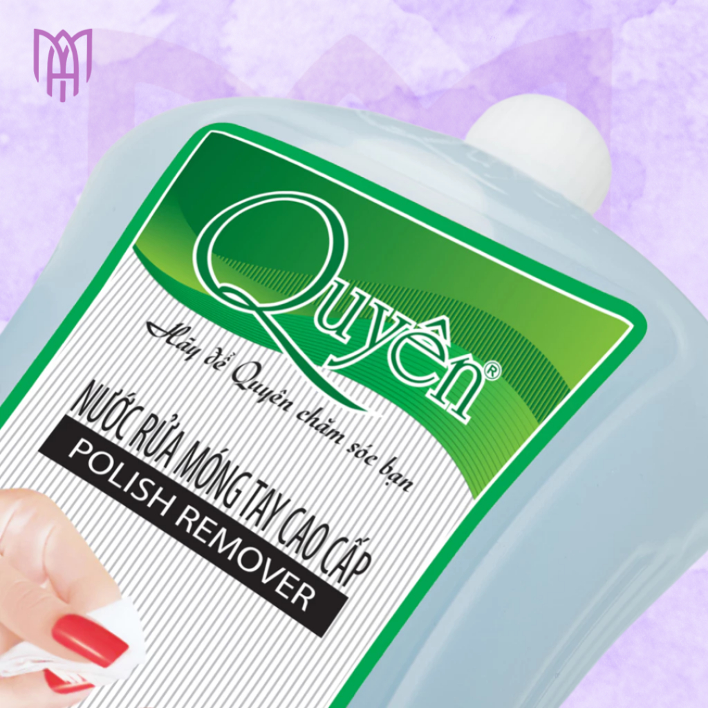 Nước Rửa Móng Tay Cao Cấp Chính Hãng Quyên Aceton - 500ml, 1000ml - Có Hương, Không Hương