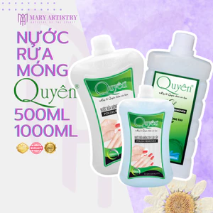 Nước Rửa Móng Tay Cao Cấp Chính Hãng Quyên Aceton - 500ml, 1000ml - Có Hương, Không Hương