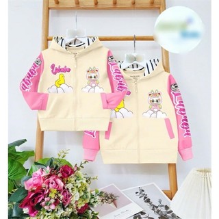 [Xả hàng sz bé từ 25-38kg] Áo Khoác Thun Cotton Bé Gái | Áo Khoác Cotton Mềm Mịn, Mát | Hình In Cute Dễ Thương