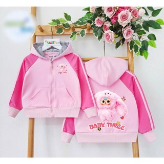 [Xả hàng sz bé từ 25-38kg] Áo Khoác Thun Cotton Bé Gái | Áo Khoác Cotton Mềm Mịn, Mát | Hình In Cute Dễ Thương