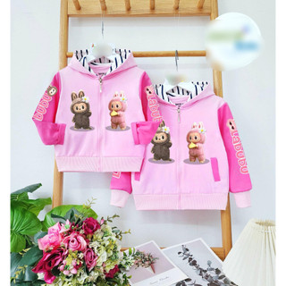 [Xả hàng sz bé từ 25-38kg] Áo Khoác Thun Cotton Bé Gái | Áo Khoác Cotton Mềm Mịn, Mát | Hình In Cute Dễ Thương
