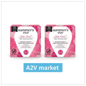 KHĂN GIẤY ƯỚT VỆ SINH PHỤ KHOA SUMMER'S EVE SHEER FLORAL [MỸ]