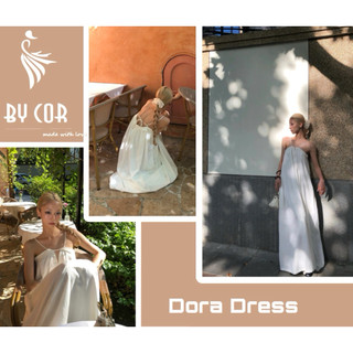 Dora Dress / By Cor/ Đầm dây Linen quyến rũ