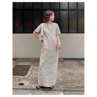 Sam Dress /By Cor/ Đầm Linen tay ngắn 2 lớp hở lưng