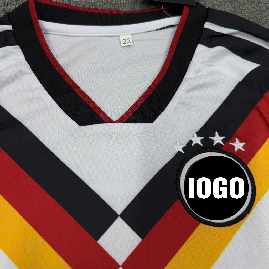 ✅[Free Ship]✅Bộ Quần Áo Bóng Đá Trẻ Em Đội Tuyển Đức Word Cup 2026- Vải Mè Cao Cấp Chất Mát, Vải Lỗ Thoáng Khí