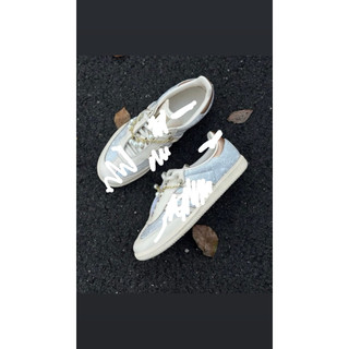[ẢNH THẬT _ HÀNG SC]Giày thể thao màu be,sneaker chamr đính ngọc trai Phối màu cực xinh,giày nữ hottrend mẫu mới