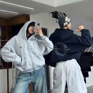 Áo Khoác- Áo Hoodie zip, áo khoác nỉ, chất vải dày, với họa tiết chữ, phong cách unisex thời thượng