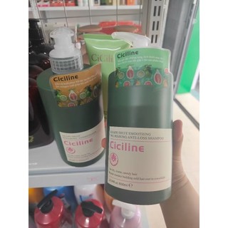 Cặp dầu gội xả bưởi Ciciline 830ml Phục Hồi Ngăn Tóc Gãy Rụng