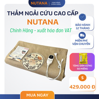 Thảm ngải cứu chính hãng Nutana, giảm đau nhức, lưu thông máu, ủ ấm cơ thể bảo hành 12 tháng, lỗi 1 đổi 1 trong 7 ngày