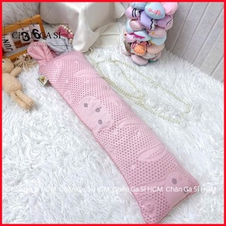 🌕BÉ CƯNG🌕Gối Ôm Băng Lạnh Phối Lụa Lyocell Cho Bé Đi Học Êm Ái, Mát Lạnh, Kèm Ruột Lông Vũ Cao Cấp