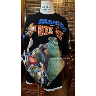 [ẢNH CHÍNH CHỦ] Áo Thun Cotton Thái Monster Sulley Motor Bike by Nguyenkimthao