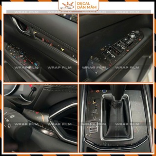 Decal dán nội thất Mazda Cx5 2018 đến 2025 In 3 Lớp Mực Dầu | Cắt Chuẩn Form | dễ tháo và không để lại keo
