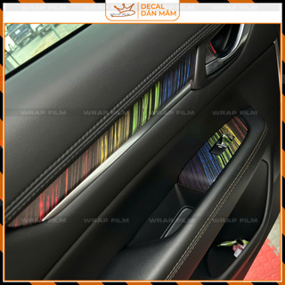 Decal dán nội thất Mazda Cx5 2018 đến 2025 In 3 Lớp Mực Dầu | Cắt Chuẩn Form | dễ tháo và không để lại keo