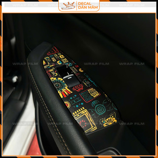 Decal dán nội thất Mazda Cx5 2018 đến 2025 In 3 Lớp Mực Dầu | Cắt Chuẩn Form | dễ tháo và không để lại keo