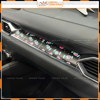 Decal dán nội thất Mazda Cx5 2018 đến 2025 In 3 Lớp Mực Dầu | Cắt Chuẩn Form | dễ tháo và không để lại keo