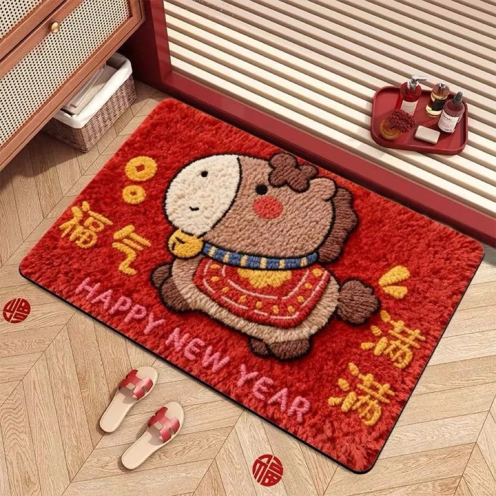 Thảm lót sàn cửa ra vào hình ngựa con