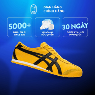 Giày Onitsuka Tiger Mexico 66 ‘Black Yellow’ chính hãng, Onitsuka Tiger real fullbox Present Original Sneaker