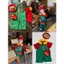 Set Yếm áo+mũ+ túi lì xì Xanh đỏ bánh tét, bánh chưng cho bé diên tết sieu cutteee, chụp hình