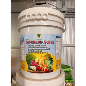 Phân Bón Nutri K+ 5-5-15 – Dưỡng Bông, Nuôi Trái, Tròn Trái, Nặng Ký