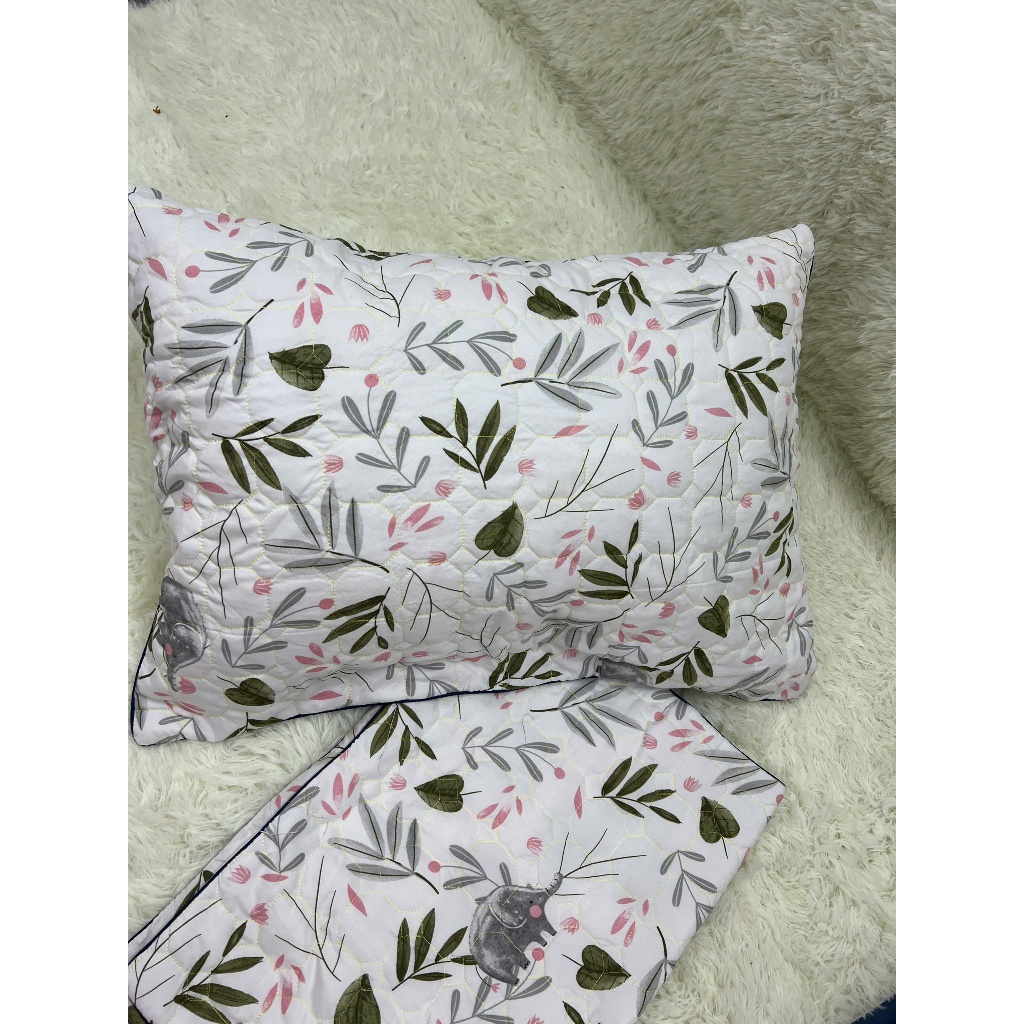 Vỏ Gối Cotton Đũi Sơ Đậu Nành Trần Bông dày dặn – Mềm mịn thoáng khí – Nhiều mẫu đẹp – Size 45x65cm