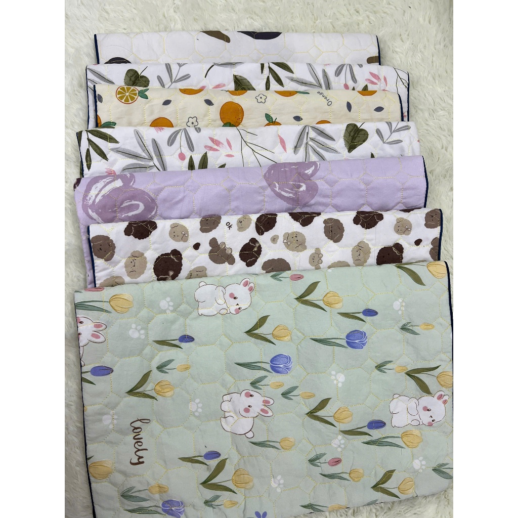 Vỏ Gối Cotton Đũi Sơ Đậu Nành Trần Bông dày dặn – Mềm mịn thoáng khí – Nhiều mẫu đẹp – Size 45x65cm