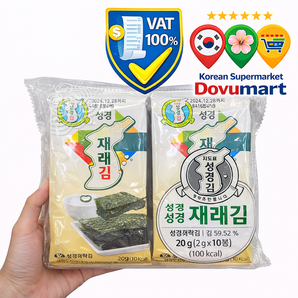 Lá Kim Ăn Liền Truyền Thống Ji Do Pyo Sung Gyung Hàn Quốc Bịch 20G ( 2G ...