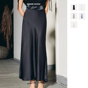 Chân Váy Dài Nữ Mermaid Black White, Chất Vải Lụa Tô Châu Thoải Mái, WCV037 SOME HOW STORE