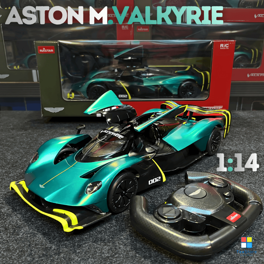 [Chính hãng] Xe điều khiển từ xa Aston Martin Valkyrie tỉ lệ 1:14 RASTAR – Lemans Collection RC