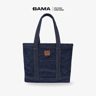 Túi tote đeo vai nam nữ BAMA Classic Denim Totes chống nước nhiều ngăn đi làm đi chơi dạo phố