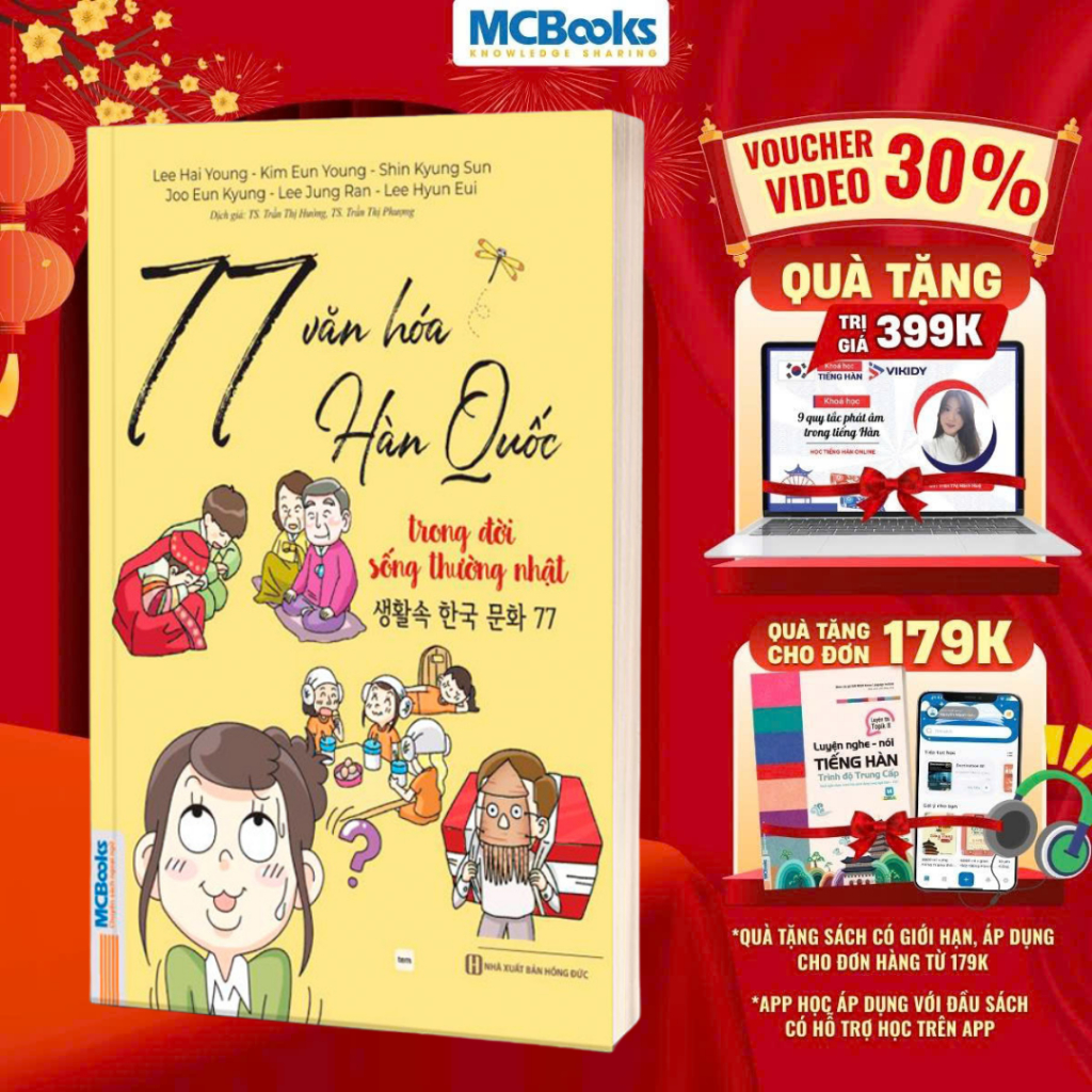 Sách - 77 văn hóa Hàn Quốc trong đời sống thường nhật - Sách song ngữ Việt Hàn