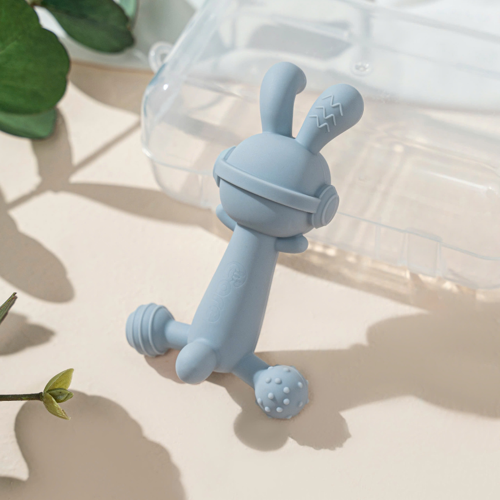 [ĐÃ KIỂM NGHIỆM] [TẶNG HỘP] Đồ Chơi Gặm Nướu Silicon Organic Mềm, An Toàn Cho Bé