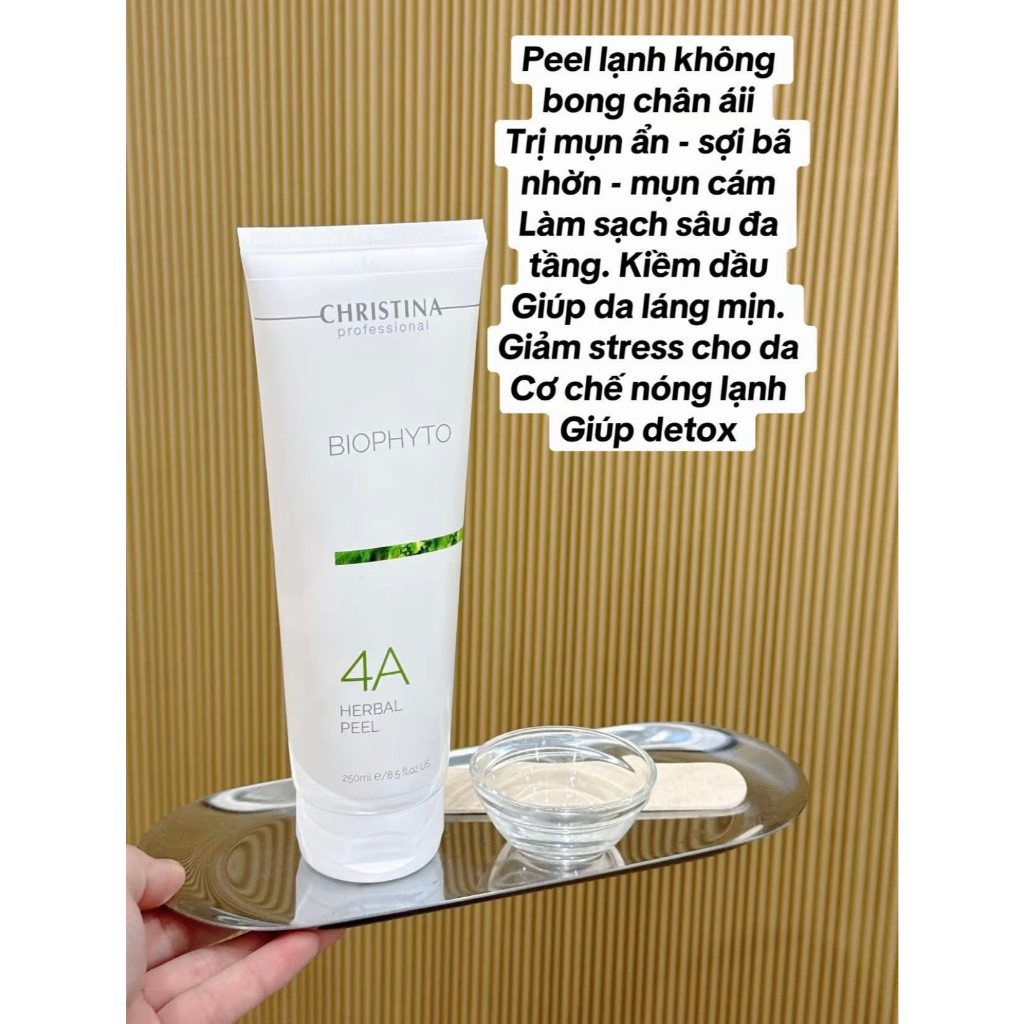 Peel tảo Christina 4A căng bóng,thu nhỏ lỗ chân lông, giảm mụn đầu đen