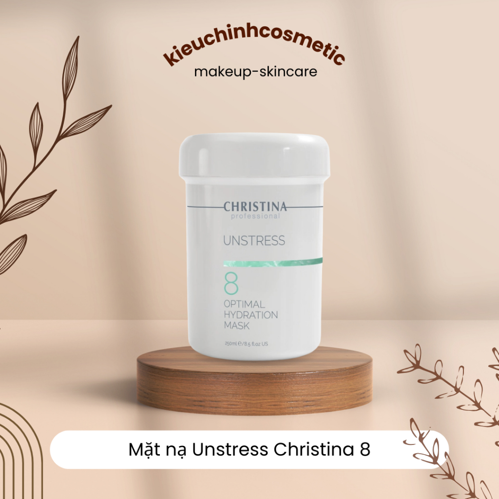 Mặt Nạ Cấp Ẩm Sâu Christina Unstress 8 Optimal Hydration Mask | Mặt nạ cấp ẩm, dịu da, phục hồi, giảm kích ứng