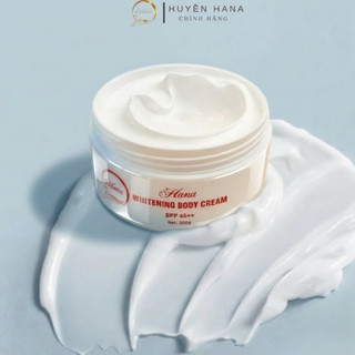 Kem Dưỡng Trắng Da Body Huyền Hana 200g – Kem Body Bật Tone, Mịn Da, Thấm Nhanh Không Bết Dính