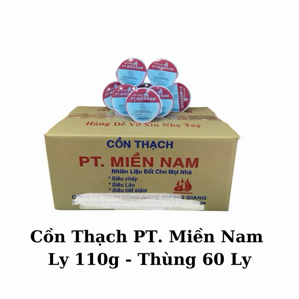 (Hỏa Tốc ) 1 thùng 60 chén cồn PT Miền Nam, không độc hại, không khói, dùng cho nấu lẩu, nướng, đi du lịch cắm trại