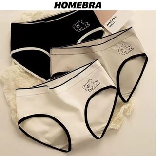 Quần lót nữ cotton kháng khuẩn cạp vừa tôn dáng - Quần chip nữ cạp chun co giãn tốt thoải mái L903
