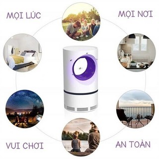 Đèn Bắt Muỗi Sạc USB Thế Hệ Mới YATASMART, Máy Hình Trụ Tròn Hiệu Quả Cao