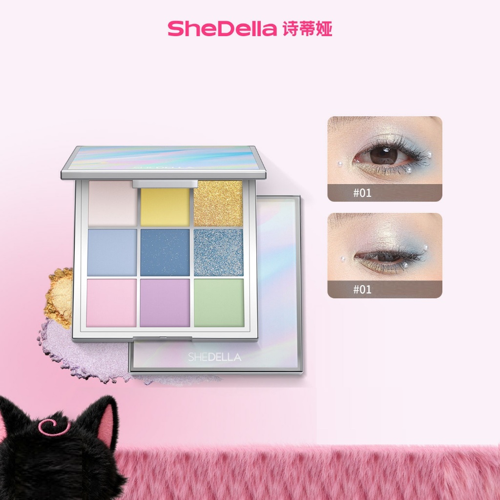 Bảng Phấn Mắt 9 Ô Shedella Dream Nine Color Eyeshadow Palette | Shopee ...