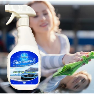 Dung dịch siêu tẩy ố mốc kính Ô tô cao cấp Glass Cleaner X- Chai 500ml – Tẩy sạch kính xe bị ố mốc, mờ đục, tẩy cặn bẩn