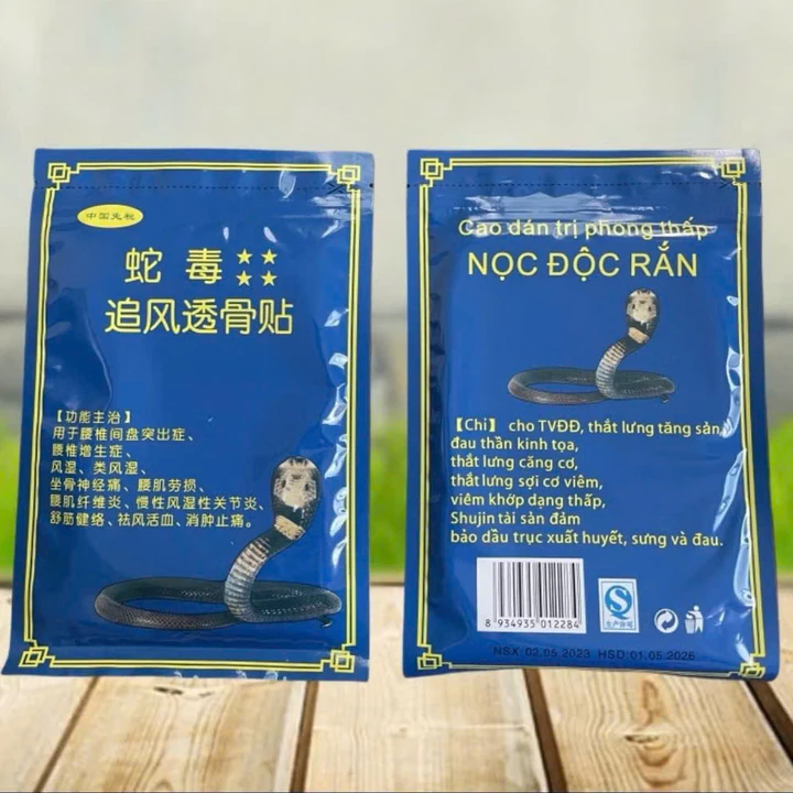 cao dán rắn túi xanh 1 túi 10 miếng, cao dán hổ trắng cao dán hổ đỏ 3 người 1 túi 10 miếng hàng sẵn kho tại lào cai