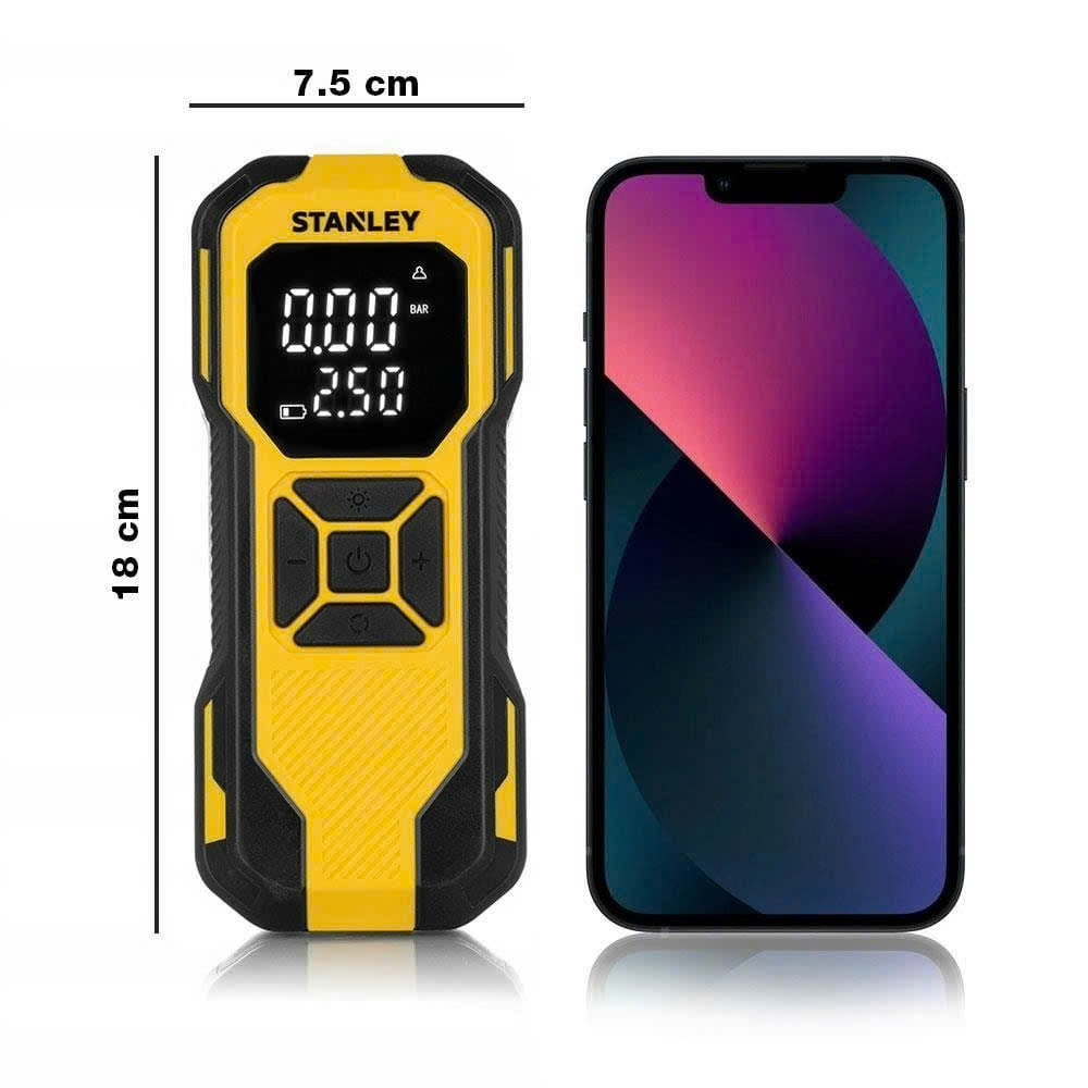 Máy bơm hơi dùng pin Stanley SXIF0101 (Tích hợp đèn Led & sạc dự phòng)