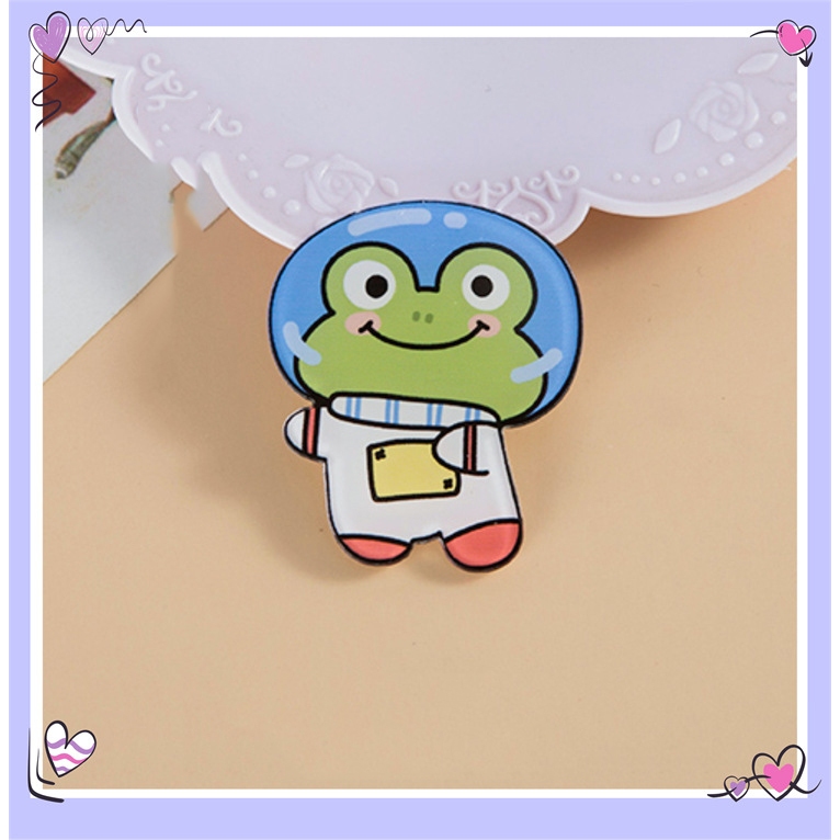 Combo 10 Huy hiệu ghim pin cài áo Phi Hành Gia cực dễ thương 4cm 5cm