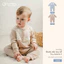 Body dài tay cho bé cài chéo BUBABY-NB-6 tháng